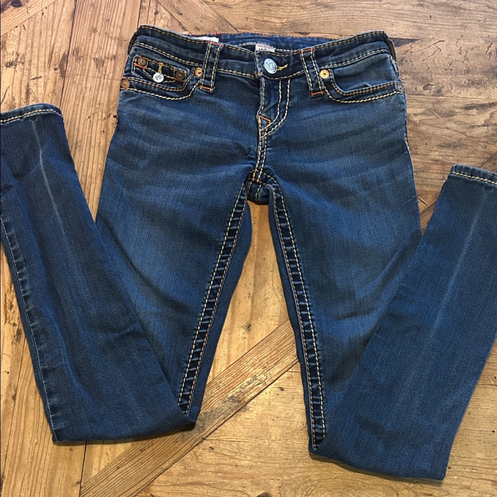 True Religion Dark Blue Skinny Jeans
